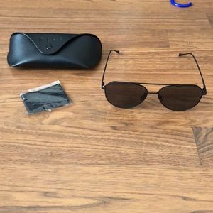 Diff dash aviator sunglasses